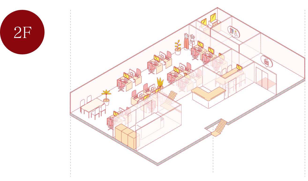 グラン・ゲートのフロアマップ:2F