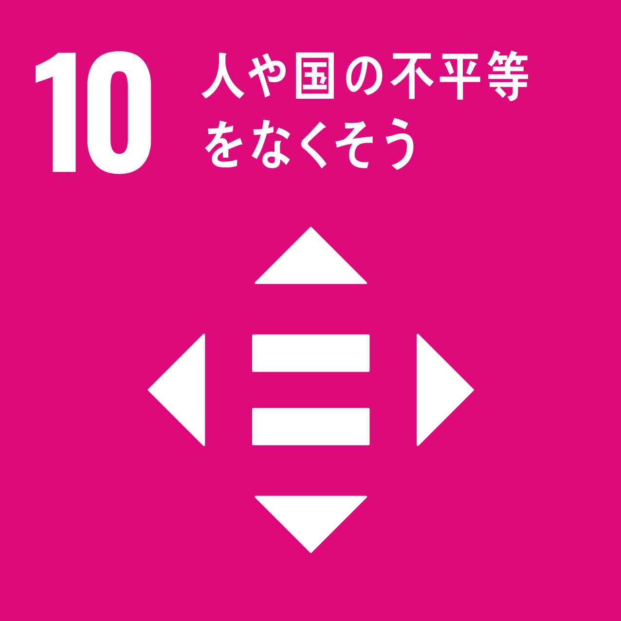 目標10.人や国の不平等をなくそう