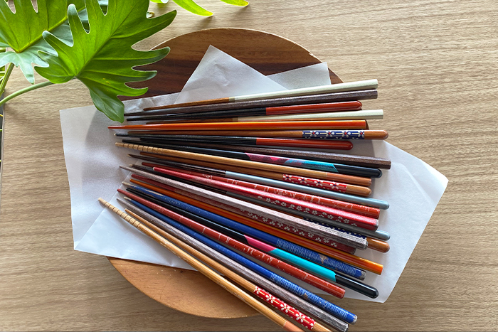 箸供養用に集まったお箸。